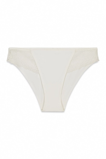 Классические трусики из микрофибры и кружева