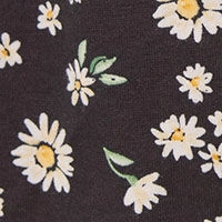 Короткая пижама из хлопка с цветочным принтом