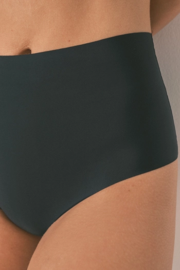 Черные трусы clean cut с высокой талией