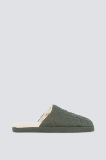 Стеганые тапочки без задника