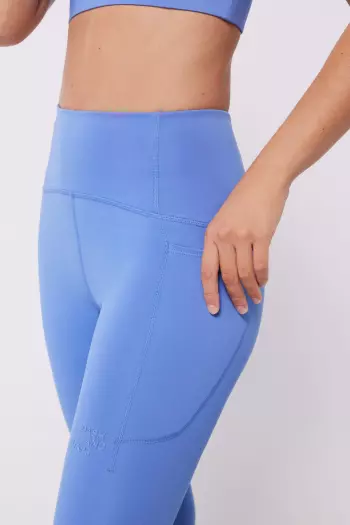 Блакитні легінси 4D Stretch