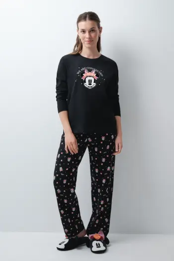 Длинная хлопковая пижама Minnie Halloween