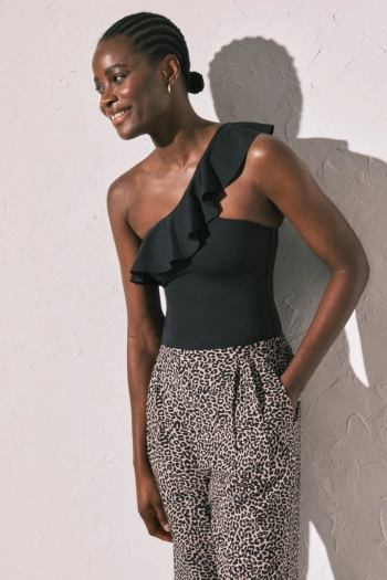 Легкі штани з анімалістичним принтом