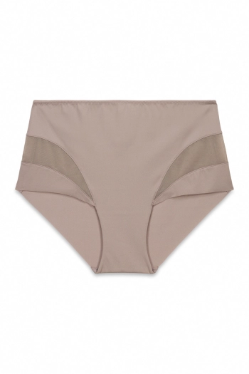 Сірі коригувальні трусики з високою талією