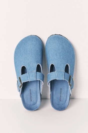 Капці BIO закриті денім сині