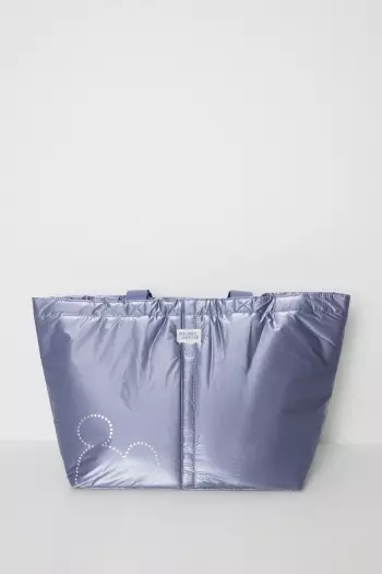 Большая синяя нейлоновая сумка