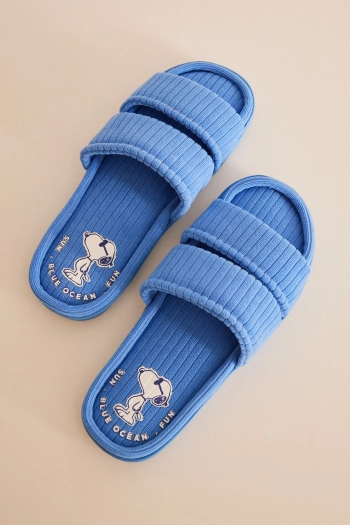 Синие тапочки Snoopy