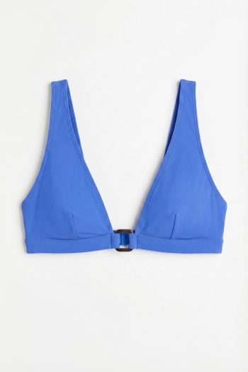 Топ бикини халтер синий