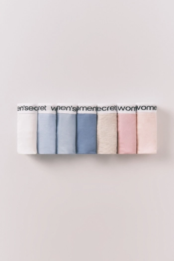 Набір із 7 класичних трусиків із бавовни з логотипом