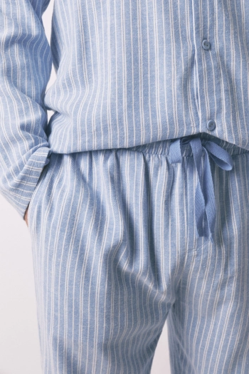 Чоловіча класична бавовняна піжама в смужку