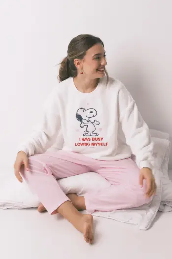 Довга флісова піжама Snoopy