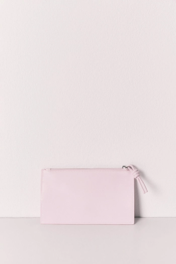 Рожевий лакований міні-гаманець