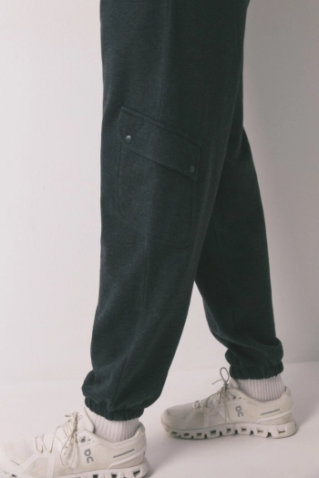 Довгі штани Carrot з тонкого сірого флісу