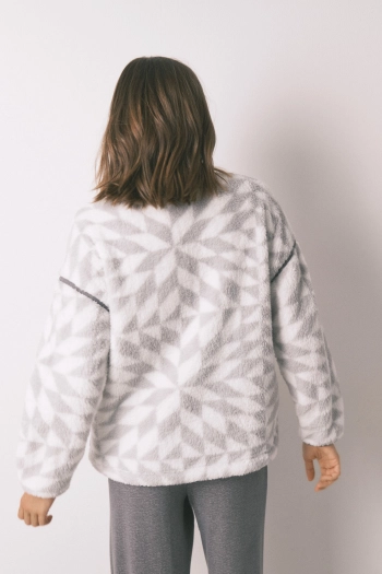 Короткий хутряний халат Minnie