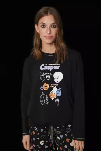 Довга піжама з бавовни Casper