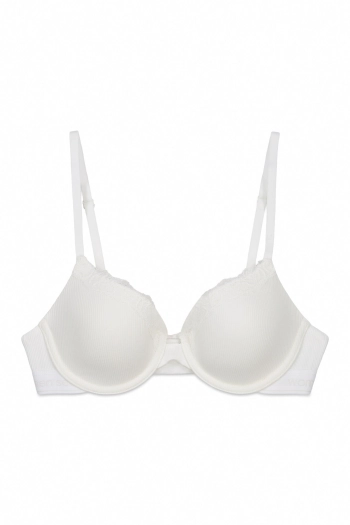 BEAUTIFUL Класичний бавовняний бюстгальтер у рубчик