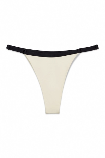 Білі регульовані трусики бікіні бразиліана