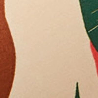 Верх бікіні пуш-ап з тропічним принтом