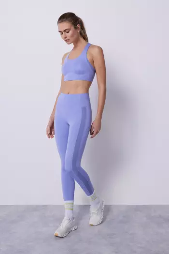 Двухцветные укороченные леггинсы 4D STRETCH