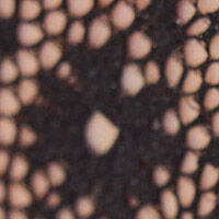 Чорні трусики-танга з квітковим мереживом