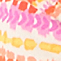 Топ-бикини с треугольными чашками с принтом печворк