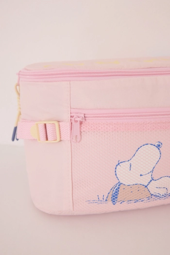 Велика рожева косметичка Snoopy