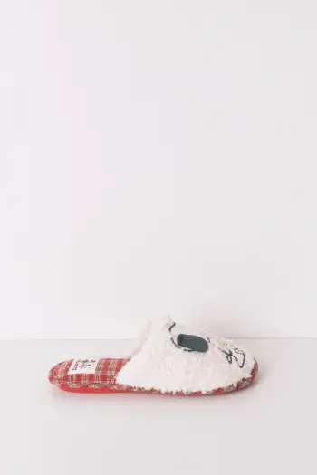 Домашние тапочки из искусственного меха Snoopy