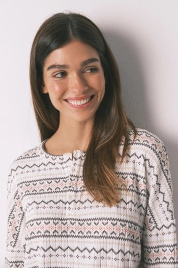 Довга піжама з теплого м'якого трикотажу Mickey