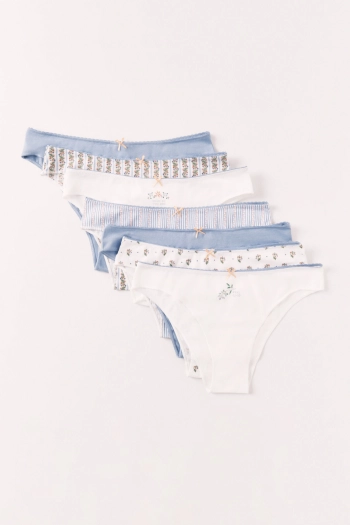 Набір із 7  трусиків-бразиліана з бавовни