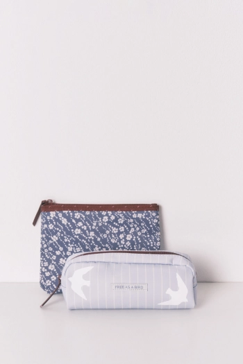 Набор из 3 косметичек с разными принтами