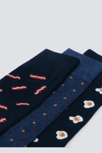 Набор из 3 пар высоких носков