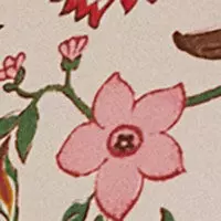 Трусики-бікіні з воланами і квітковим принтом