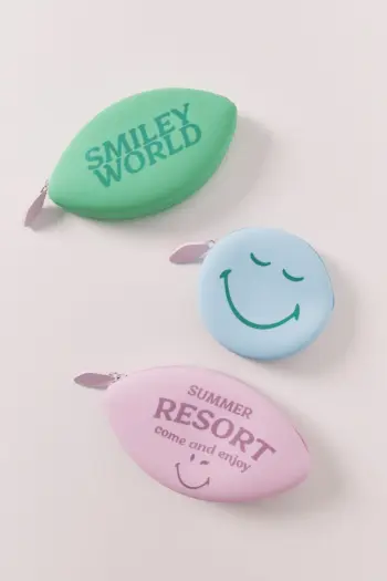 Сиреневый силиконовый кошелек SmileyWorld®