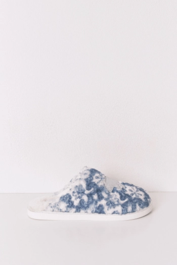 Домашние тапочки из мягкого флиса с нашивкой Медвежонок