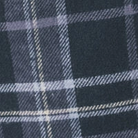 Длинная мужская хлопковая пижама в клетку