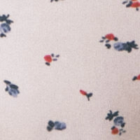 Широкі бавовняні труси з принтом кольору слонової кістки