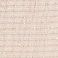 Комплект из брюк и футболки цвета слоновой кости с люрексом