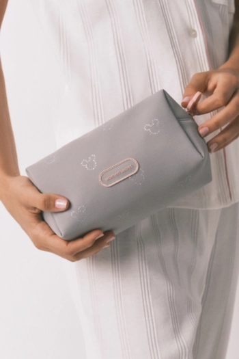 Косметичка середня сіра з принтом Mickey