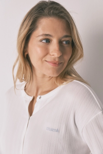 Довга піжама "maternity" трикотажна