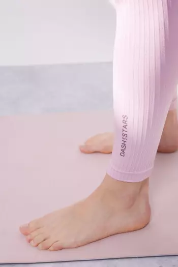 Безшовні штани Comfort фіолетового кольору з ефектом омбре