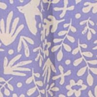 Туніка з віскози з бузковим принтом