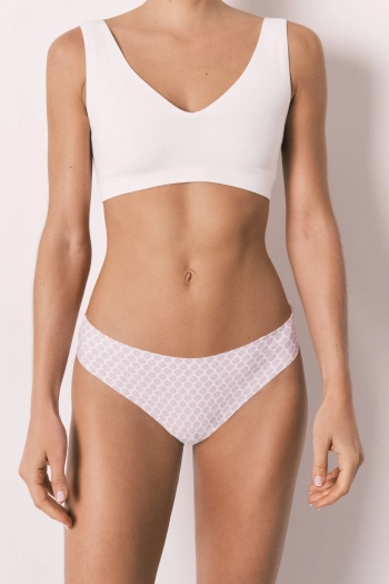 Трусики бразильяна  clean cut з квітковим принтом