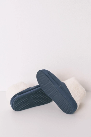 Капці-чобітки сині Hogwarts з люрексом