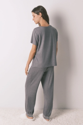 Мягкая пижама Mickey Mouse с этническим принтом