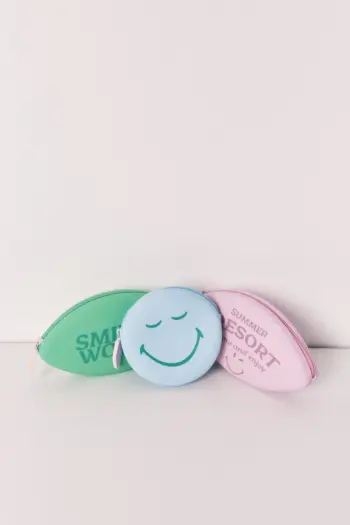 Синий силиконовый кошелек SmileyWorld®
