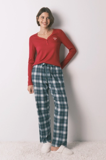 Футболка с длинными рукавами и вафельной текстурой