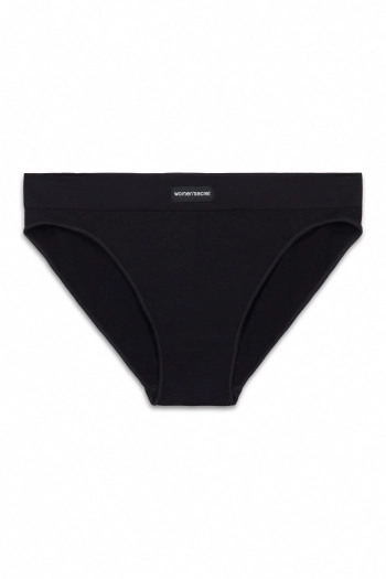 Классические бесшовные черные трусы