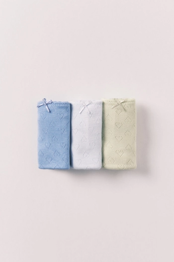 Набір із 3 класичних трусиків з бавовни