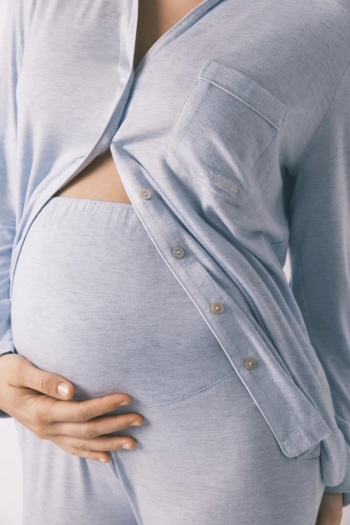 Длинная пижама рубашечного кроя "maternity" super soft