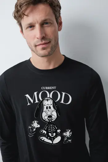 Длинная хлопковая пижама Snoopy Halloween